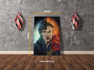 SPLIT/SCREEN SERIES: SHERLOCK STRANGE - Benedict Cumberbatch - Art Print