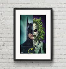 Load image into Gallery viewer, SPLIT/SCREEN SERIES: BATTLEJUICE - Michael Keaton - Art Print
