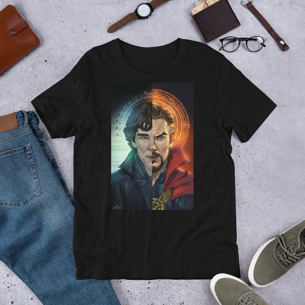 Split/Screen - Sherlock Strange - Short-Sleeve Unisex T-Shirt
