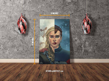 Load image into Gallery viewer, SPLIT/SCREEN SERIES: DANY STARBORN - Emilia Clarke - Art Print
