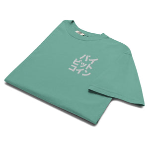 バイ ビット コイン "Bai Bitto Koin" Embroidered Unisex garment-dyed heavyweight t-shirt