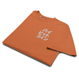 バイ ビット コイン "Bai Bitto Koin" Embroidered Unisex garment-dyed heavyweight t-shirt