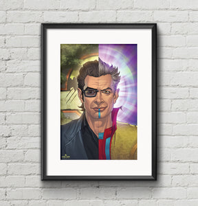 SPLIT/SCREEN SERIES: PARKMASTER! - Jeff Goldblum - Art Print