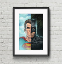 Load image into Gallery viewer, SPLIT/SCREEN SERIES: SUPER BATS - Ben Affleck - Art Print
